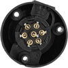 Orno Lizdas Priekabos lizdas, plastikinis, 7 kontaktų, 12/24V