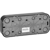 Orno Lizdas „ToDo“ trigubas lizdas 2P+Z IP20, 16A, 230V AC, juodas, 10 vnt.
