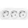 Gniazdo Lizdas „ToDo“ trigubas lizdas 2P+Z Schuko IP20, 16A, 230V AC, baltas, 10 vnt.