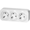 Gniazdo Lizdas „ToDo“ trigubas lizdas 2P+Z Schuko IP20, 16A, 230V AC, baltas, 10 vnt.