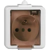 Blow Vienvietis lizdas n/t NT-16SL baltas