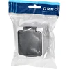 Orno Lizdas Viengubas lizdas 2P+Z Schuko AQUATIC MINI IP 54 baltas ir juodas