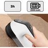 Retoo Barzdaskutė 5 W drabužių skustuvas su galingu LED ekranu drabužiams, apmušalams, megztiniams, USB-C - or1101