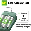 GP Battery GP Baterija GP - ReCyko akumuliatorių įkroviklis, B423 (USB-C), su 4 x AA 2100 mAh baterijomis