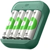 GP Battery GP Baterija GP - ReCyko akumuliatorių įkroviklis, B423 (USB-C), su 4 x AA 2100 mAh baterijomis