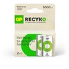 GP Battery GP - „ReCyko“ įkraunamos baterijos, C dydis, 3000 mAh, 1,2 V (2 vnt. pakuotė)