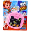 Lean Toys Elektroninis žaidimas Kryžiukai-Nuliukai 9 režimai rožinis