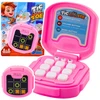 Lean Toys Elektroninis žaidimas Kryžiukai-Nuliukai 9 režimai rožinis