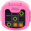 Lean Toys Elektroninis žaidimas Kryžiukai-Nuliukai 9 režimai rožinis