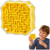 Lean Toys Loginis žaidimas „Labirintas su geltonu kamuoliuku“