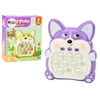 Gra Pop-It Fox žaidimo konsolė violetinė, 7 žaidimo režimai
