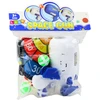 Lean Toys Kosminis taikinio žaidimas su pistoletu ir lipniais kamuoliukais