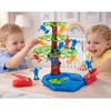 Lean Toys Žaidimas Jumping Monkeys medyje su ežeru ir krokodilu