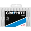 Graphite Antgaliai wkrętakowe PH2 x 25 mm, 20 vnt.