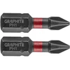 Smūginiai antgaliai GRAPHITE PH1 25 mm (2 vnt.)