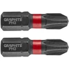 Smūginiai antgaliai GRAPHITE PH3 25 mm (2 vnt.)