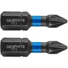 Smūginiai antgaliai GRAPHITE PZ1 25 mm (2 vnt.)
