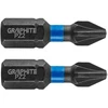Smūginiai antgaliai GRAPHITE PZ2 25 mm (2 vnt.)