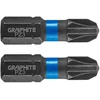 Smūginiai antgaliai GRAPHITE PZ3 25 mm (2 vnt.)