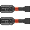 Smūginiai antgaliai GRAPHITE SL5,5 x 25 mm (2 vnt.)