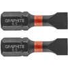 Smūginiai antgaliai GRAPHITE 6,5 x 25 mm (2 vnt.)