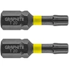 Smūginiai antgaliai GRAPHITE TX20 25 mm (2 vnt.)