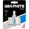 Graphite Grafitinis deimantinis grąžtas akmens masės dirbiniams 53 mm (57H294)
