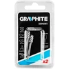 Graphite Grafitinė HSS pjovimo kulka 6,0 mm, kotas 3,2 mm, 2 vnt.