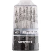 Graphite HSS-G metalo grąžtai, 2–8 mm, 13 vnt. rinkinys