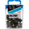 Graphite Smūginiai antgaliai TX30 x 25 mm, 20 vnt.