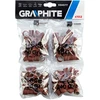 Šlifavimo juostos GRAPHITE 12,7 mm (K60, K80, K120, K240) – 100 vnt. rinkinys + 2 kotukai (3,2 mm)