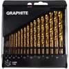 Graphite Metalinis grąžtas Grafito titano cilindrinis 1,5 2 7 4,5 4 5,5 5 1 3 2,5 3,5 6 10 6,5 7,5 8 8,5 9 9,5 mm rinkinys (57H199)
