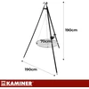 Kaminer 190x70cm Tripod Garden Grilis