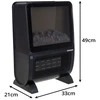 Kaminer „Blazeo Fireplaces 26317“ liepsnos efekto šildytuvas