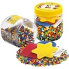 Hama Beads Hama - 4000 vnt. su 3 įvairiomis smeigtukų plokštelėmis (382052)