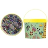 Hama Beads Hama - Maxi karoliukai - 3000 vnt. + 4 lėkštutės kibirėlyje (388806)