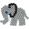 Hama Beads Hama - Maxi karoliukai - 600 karoliukų ir 1 perforuota lenta dėžutėje (8751)