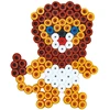 Hama Beads Hama - Maxi karoliukai - 600 karoliukų ir 1 perforuota lenta dėžutėje (8751)