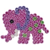 Hama Beads Hama - Maxi karoliukai ir smeigtukų plokštelė kibirėlyje - Dramblys (388753)