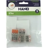 Plastrol Komplektas 5 vnt. greitųjų jungčių su svirtimis visų tipų laidams: sz-3d; 24a; 450v; lankstusis laidas 0,2–1,5 mm², standusis laidas 0,2–2,5 mm²