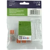 Plastrol Komplektas 5 vnt. greitųjų jungčių su svirtelėmis visų tipų laidams: sz-2d; 24a; 450v; lankstus laidas 0,2–1,5 mm², standus laidas 0,2–2,5 mm²