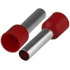 HAND Įvorės antgalis izoliuotas laidams 1x10mm2; įvorės ilgis 27,5 mm raudona 50 vnt.