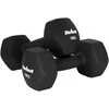Hantelki HEX 2x10kg neopreno ketaus hanteliai, REBEL ACTIVE