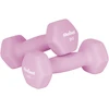 Hantelki HEX ketaus neopreno hantelių rinkinys 12 kg (2x1kg+2x2kg+2x3kg), REBEL ACTIVE