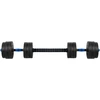 Reguliuojami bituminiai hanteliai su jungtimi 2x10kg, REBEL ACTIVE
