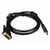 HDMI-DVI kabelis 2 m HD8 su auksuotais antgaliais