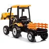 Lean Cars Akumuliatorinis traktorius su priekaba Hercules 24V – geltonas