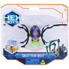 Hex Bots Šešiakampiai robotai – Skitter robotas – violetinė / žalia