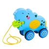 Lean Toys Interaktyvus tempiamas hipopotamas su garsais