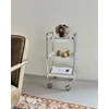 House Doctor - HDRoll vežimėlis - balkšvas, chromuotas